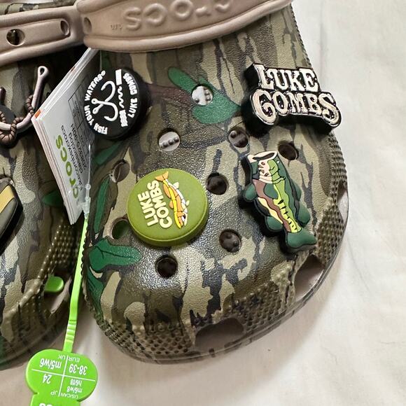LUKE COMBS X CROCS Bootlegger CLASSIC CLOG Mossy Oak Camo Mens 7 Womens 9 - Picture 10 of 13